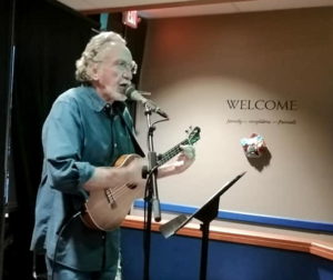 Bob playing at Las Chiladas.